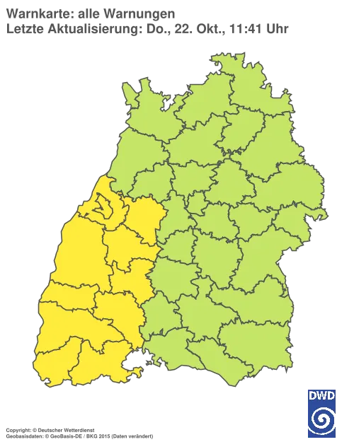 Aktuelle Wetterwarnungen für %region%