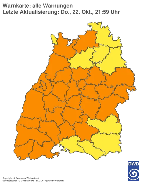 Aktuelle Wetterwarnungen für %region%